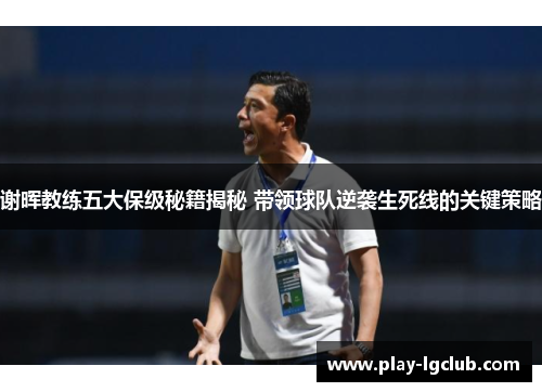 谢晖教练五大保级秘籍揭秘 带领球队逆袭生死线的关键策略 谢晖教练五大保级秘籍揭秘 带领球队逆袭生死线的关键策略